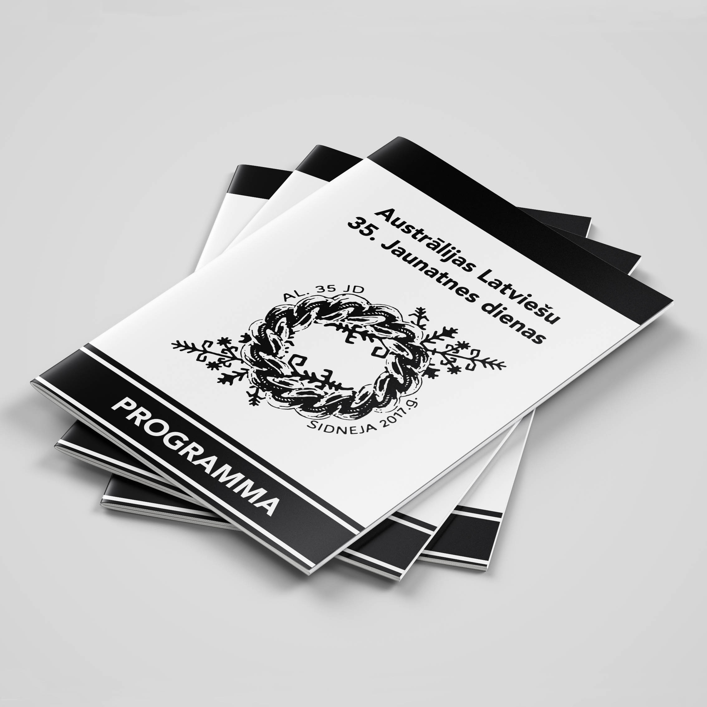 35th Australian Latvian Youth Festival Programme - Front