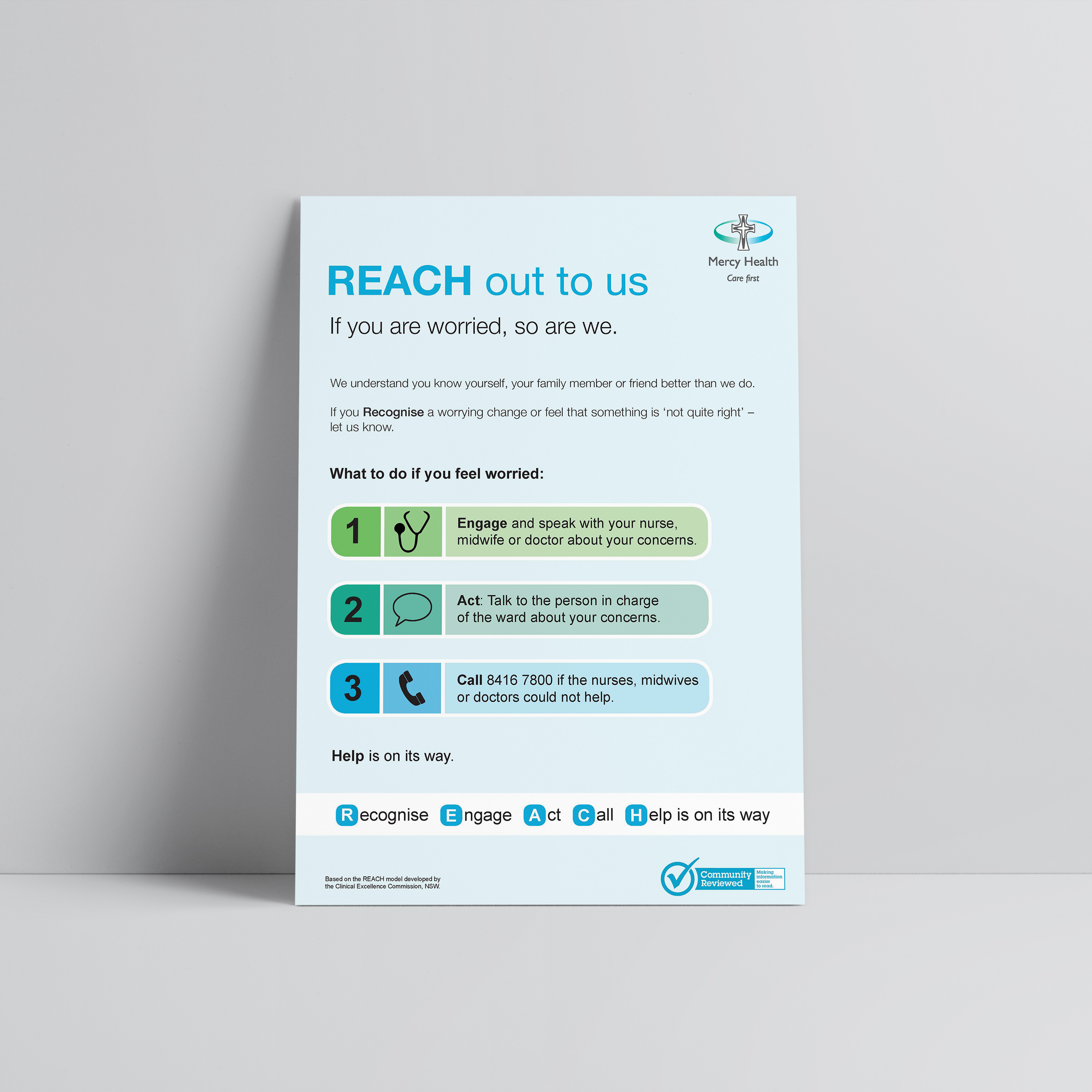 Mercy Health REACH Poster