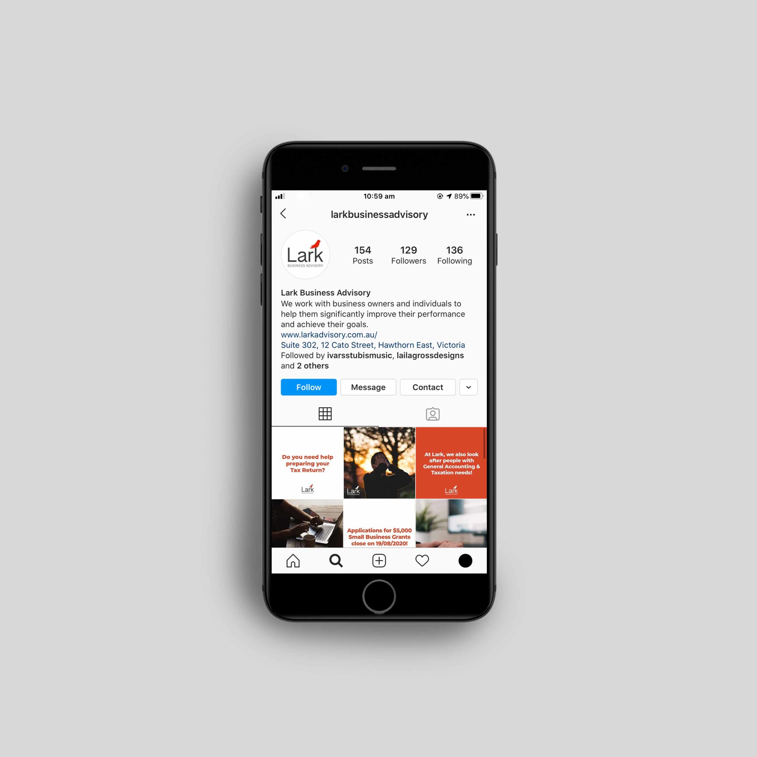 Lark Business Advisory - Instagram