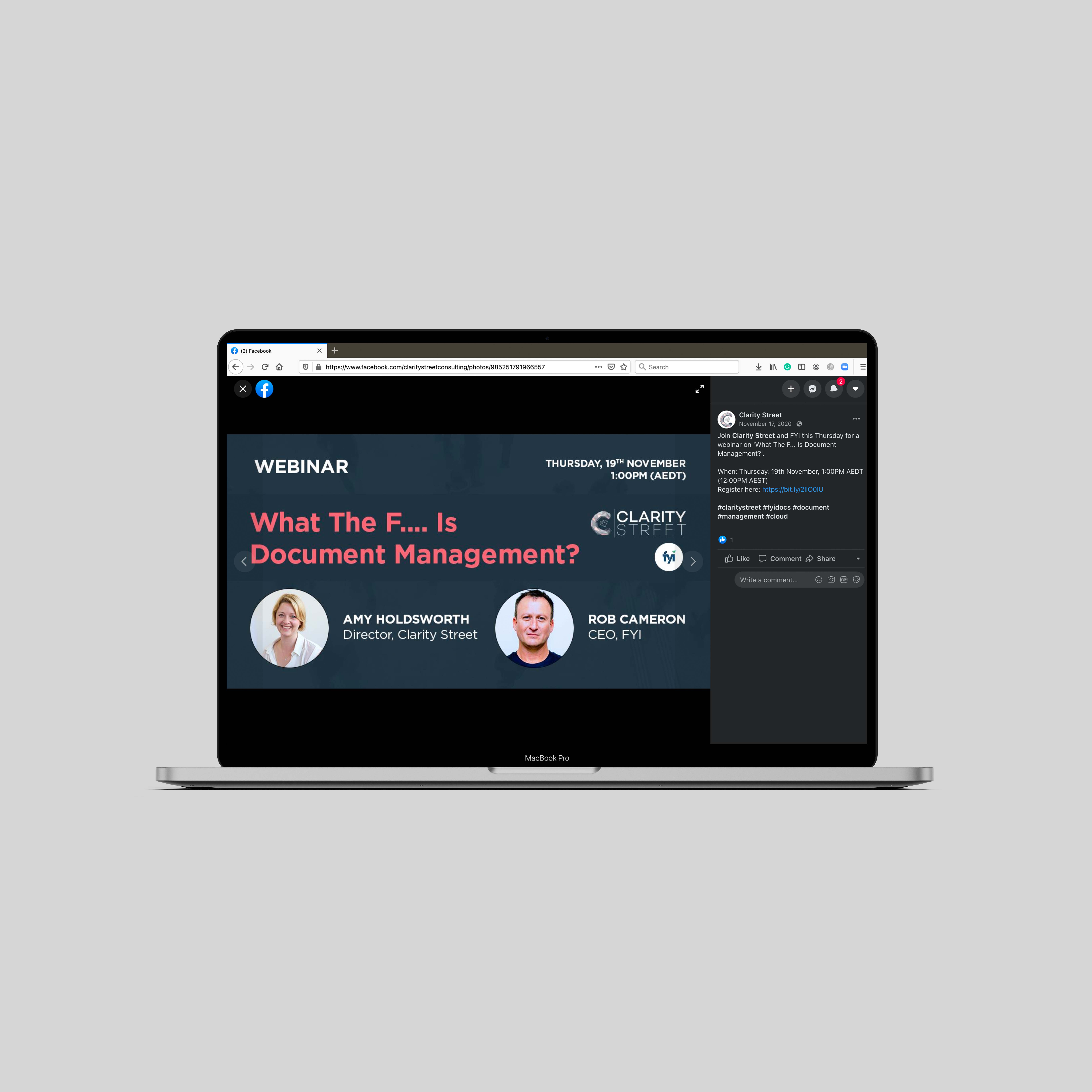 Clarity Street - Webinar Banner