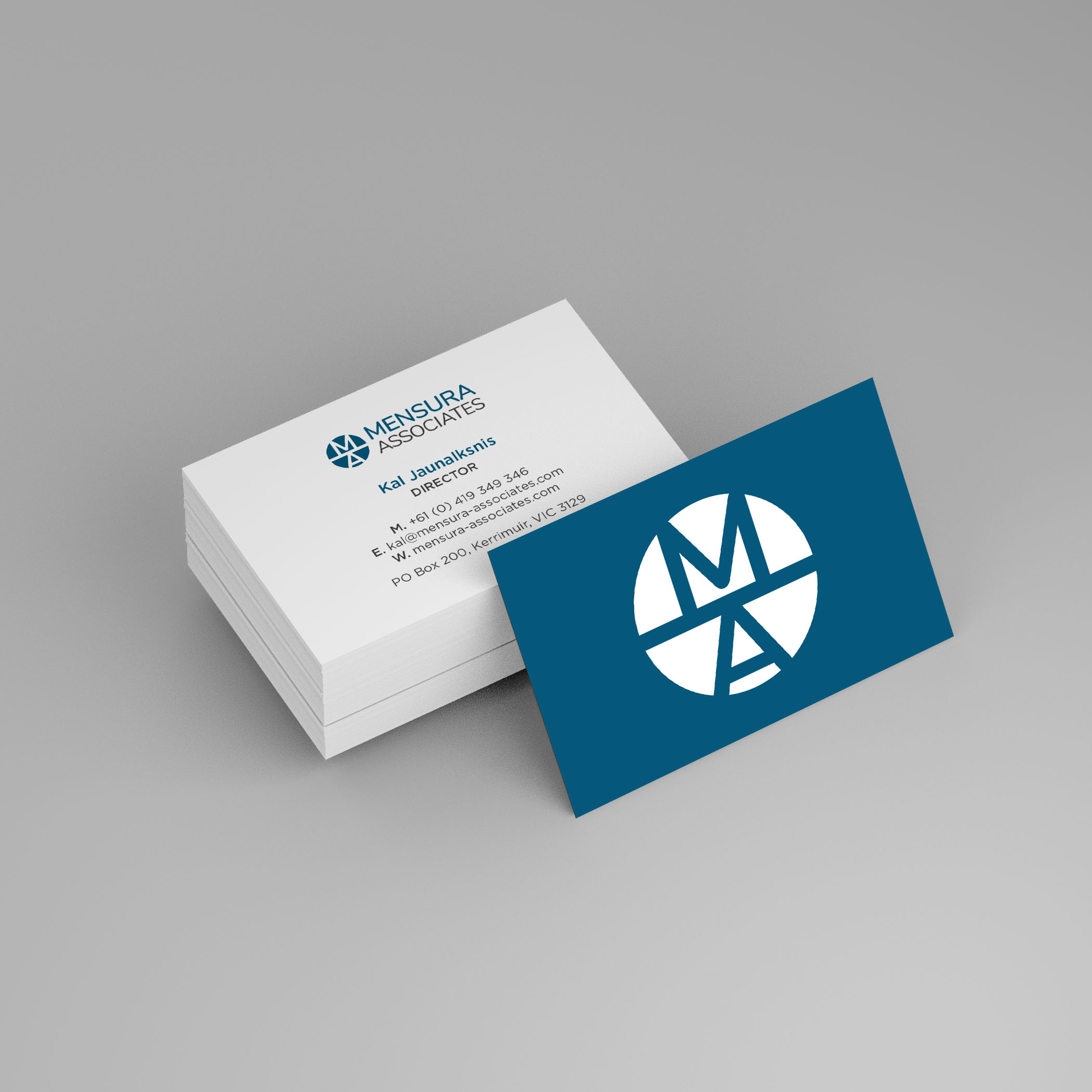 Mensura Associates - Business Cards