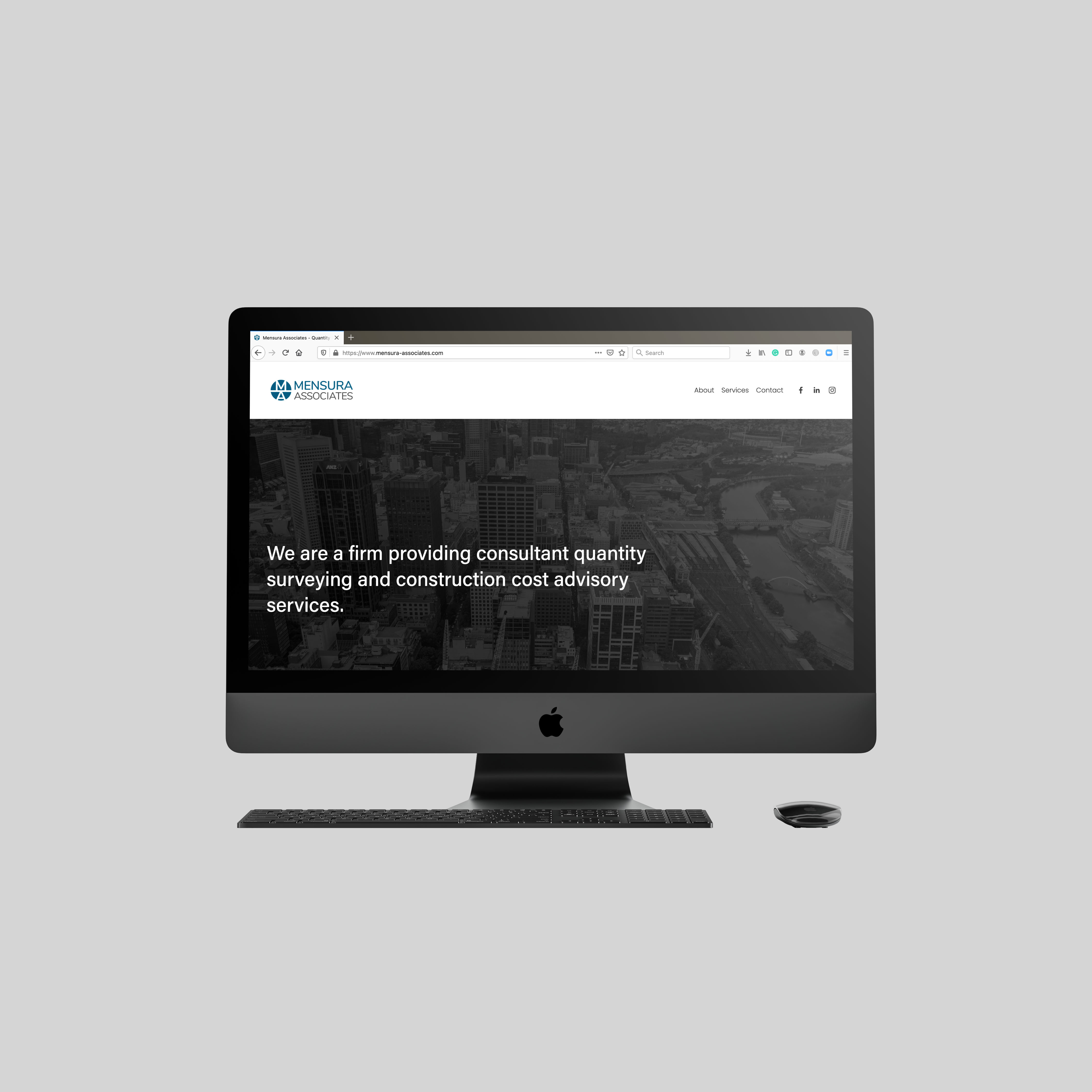 Mensura Associates - Web Design
