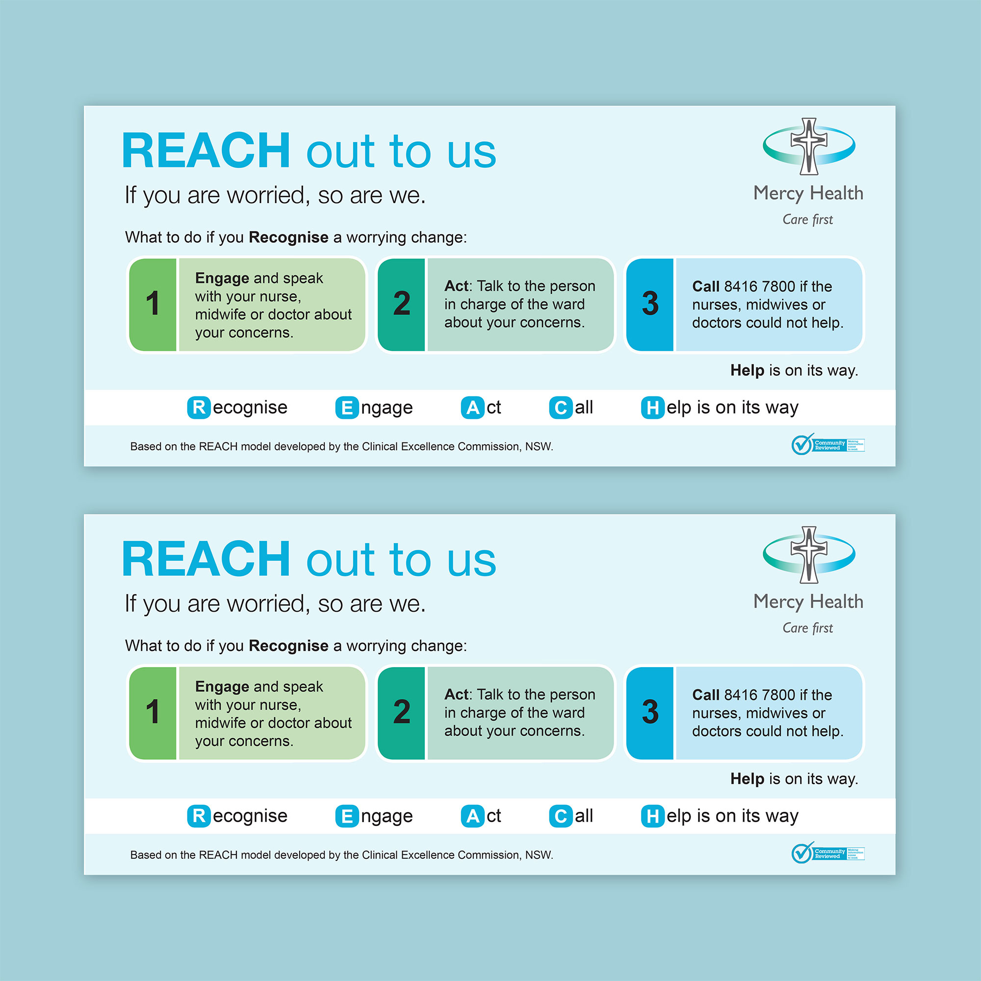 Laila Gross Designs - REACH out to us - Mercy Health Australia | Graphic Design | Social Media Design | Freelance Graphic Designer Laila Gross Designs - REACH out to us - Mercy Health Australia | Graphic Design | Social Media Design | Freelance Graphic Designer